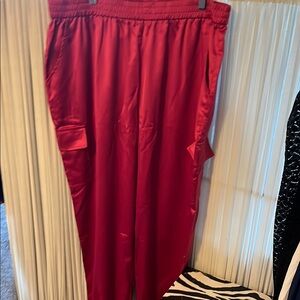 Pink Joggers with Elastic Waistband and Relaxed Fit